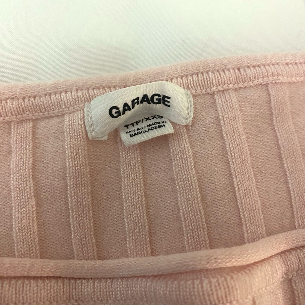 Garage Ribbed Asymmetrical Top - Picture 3 of 4
